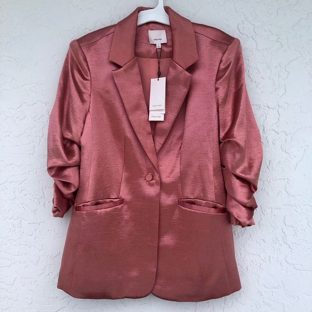 Cinq A Sept Kylie blazer in Rosewood